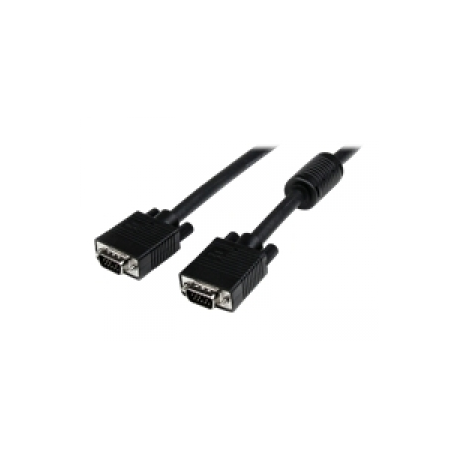 StarTech.com 3m Coax High Resolution Monitor VGA Video Cable HD15 M / M - VGA cable - HD-15 (VGA) (M) to HD-15 (VGA) (M) - 3 m - molded, thumbscrews - black - 0