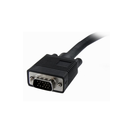 StarTech.com 3m Coax High Resolution Monitor VGA Video Cable HD15 M / M - VGA cable - HD-15 (VGA) (M) to HD-15 (VGA) (M) - 3 m - molded, thumbscrews - black - 2