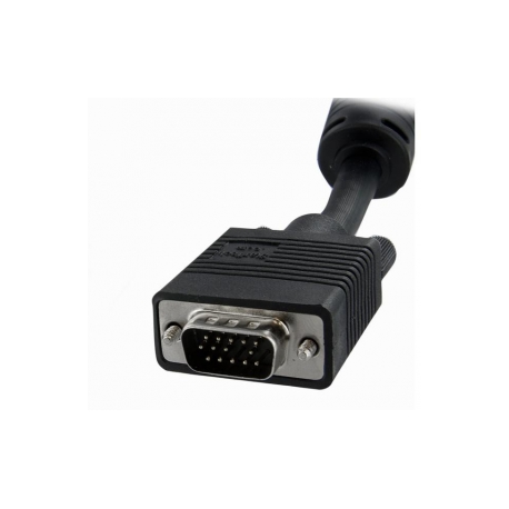 StarTech.com 5m Coax High Resolution Monitor VGA Video Cable HD15 M / M - VGA cable - HD-15 (VGA) (M) to HD-15 (VGA) (M) - 5 m - molded - black - 2