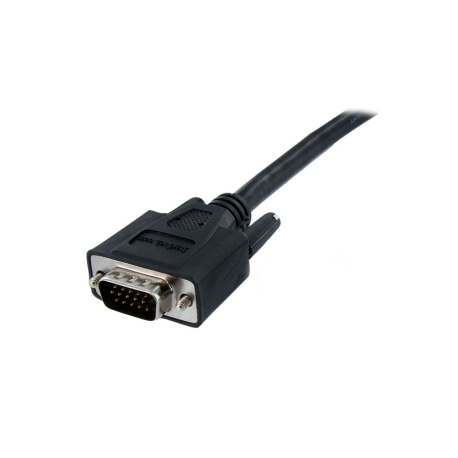 StarTech.com 2m DVI to VGA Display Monitor Cable M / M DVI to VGA (15 Pin) - Video cable - HD-15 (VGA) (M) to DVI-A (M) - 2 m - molded, thumbscrews - black - 1