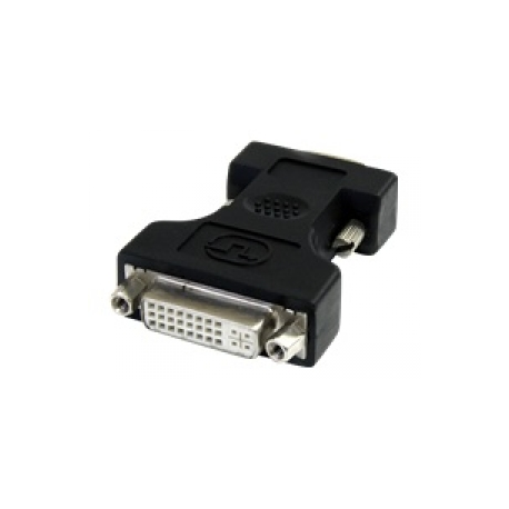 StarTech.com DVI to VGA Cable Adapter - Black - F / M (DVIVGAFMBK) - VGA adapter - DVI-I (F) to HD-15 (VGA) (M) - black - for P / N: BNDDKT30CAHV, USB31GEVG, USB3SMDOCKHV - 0