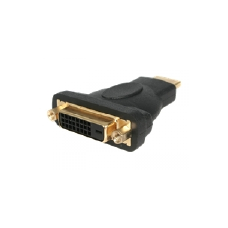 StarTech.com HDMI Male to DVI Female - HDMI to DVI-D Adapter - Bi-Directional - DVI to HDMI (HDMIDVIMF) - Adapter - dual link - HDMI male to DVI-D female - black - for P / N: DK31C3HDPD, DK31C3HDPDUE, SV221HUC4K, SV231DHU34K6, SV231HU34K6, SV431HU34K6 - 0