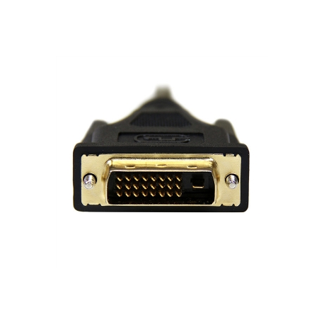 StarTech.com 1m Micro HDMI to DVI-D Cable - M / M - Video cable - HDMI  /  DVI - DVI-D (M) to micro HDMI (M) - 3.3 ft - shielded - black - HDDDVIMM1M - Adapter cable - DVI-D male to micro HDMI male - 1 m - shielded - black - 4