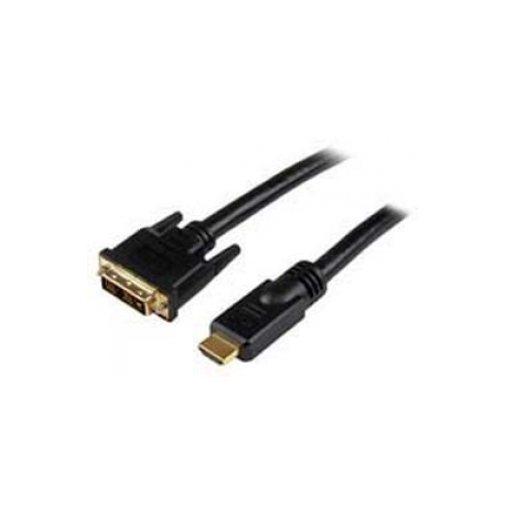 StarTech.com 1.5m HDMI to DVID Cable M / M - Adapter cable - DVI-D male to HDMI male - 1.5 m - shielded - black - 0