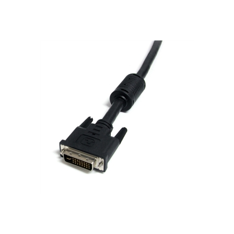 StarTech.com Dual Link DVI-I Cable - 6 ft - Digital and Analog - Male to Male Cable - Computer Monitor Cable - DVI Cord - DVI to DVI Cable (DVIIDMM6) - DVI cable - dual link - DVI-I (M) to DVI-I (M) - 1.83 m - black - for P / N: AGPVID5500A, DVIEXTAA6IN, ST121UTPDVGB, SV231DVIUA, USB3SMDOCK4K, USB3VDOCKD - 1