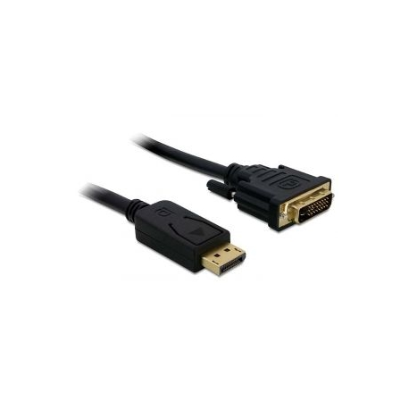 DeLOCK - DVI cable - DisplayPort (M) to DVI-D (M) - 1 m - thumbscrews - 0