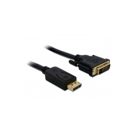 DeLOCK - DVI cable - DisplayPort (M) to DVI-D (M) - 2 m - thumbscrews - 0