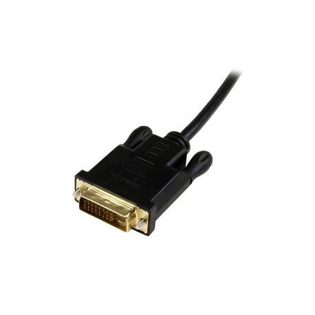 StarTech.com 3 ft Mini DisplayPort to DVI Adapter Cable - Mini DP to DVI Video Converter - MDP to DVI Cable for Mac  /  PC 1920x1200 - Black (MDP2DVIMM3B) - DisplayPort cable - Mini DisplayPort (M) to DVI-D (M) - 91.44 cm - thumbscrews - black - 2