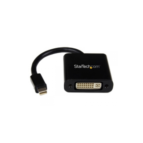 StarTech.com Mini DisplayPort to DVI Adapter - 1920x1200 - 1080p - Dongle - Monitor Adapter - Mini DisplayPort Adapter - Mini DP to DVI (MDP2DVI3) - DVI adapter - Mini DisplayPort (M) to DVI-I (F) - 17 cm - black - 0