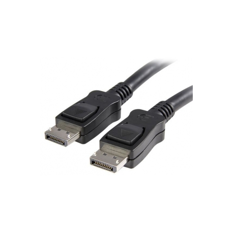 StarTech.com 5m Long DisplayPort 1.2 Cable with Latches DisplayPort 4k - DisplayPort cable - DisplayPort (M) to DisplayPort (M) - 5 m - latched - black - 2