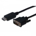 ASSMANN - DisplayPort cable - DisplayPort (M) to DVI-D (M) - 5 m - molded, thumbscrews - black