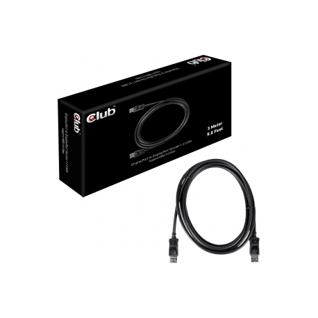 Club 3D - DisplayPort cable - DisplayPort (M) to DisplayPort (M) - 3 m - latched - 4