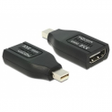 Delock - HDMI adapter - Mini DisplayPort male to HDMI female - black