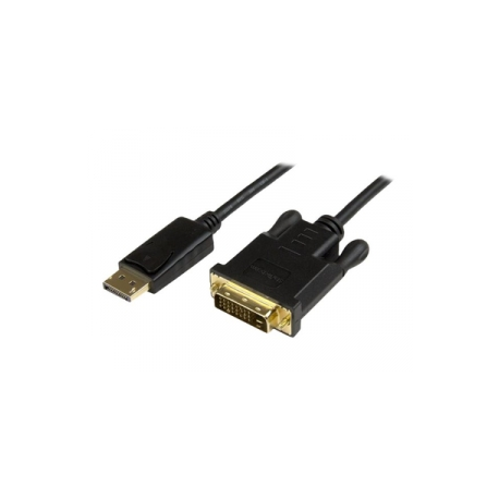 StarTech.com DisplayPort to DVI Converter Cable - DP to DVI Adapter - 3ft - 1920x1200 (DP2DVI2MM3) - Display cable - DisplayPort (M) to DVI-D (M) - 91.4 cm - black - for P / N: DK30CH2DEP, DK30CH2DEPUE - 0