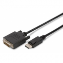 ASSMANN - DisplayPort adapter - dual link - DisplayPort (M) to DVI-D (M) - 1 m