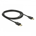 DeLOCK - DisplayPort cable - DisplayPort (M) to DisplayPort (M) - 2 m - latched - black