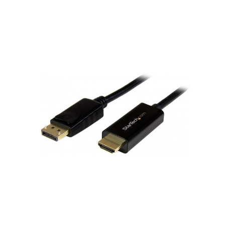 StarTech.com 3 m (10 ft.) DisplayPort to HDMI Adapter Cable - 4K 30Hz DP to HDMI Converter Cable - Computer Monitor Cable (DP2HDMM3MB) - Adapter cable - DisplayPort male to HDMI male - 3 m - 4K support - 1