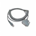 Datalogic CAB-364 - Serial cable - DB-25 (M) - coiled - for Catcher D511, D531; Gryphon 2D; Heron D110, D140, D150; Lynx Bluetooth BT432; Touch 65, 90