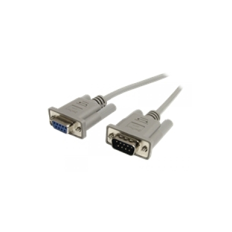 StarTech.com Straight Through Serial Cable - DB9 - Serial extension cable - DB-9 (M) to DB-9 (F) - 90 cm - grey - 0
