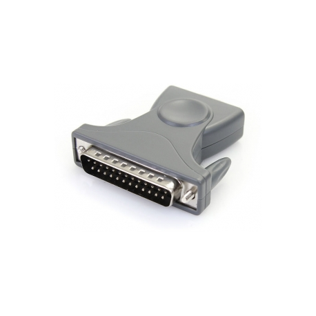 StarTech.com USB to Serial Adapter - 3 ft / 1m - with DB9 to DB25 Pin Adapter - Prolific PL-2303 - USB to RS232 Adapter Cable (ICUSB232DB25) - Serial adapter - USB 2.0 - grey - 1