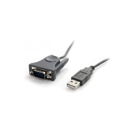StarTech.com USB to Serial Adapter - 3 ft / 1m - with DB9 to DB25 Pin Adapter - Prolific PL-2303 - USB to RS232 Adapter Cable (ICUSB232DB25) - Serial adapter - USB 2.0 - grey - 7