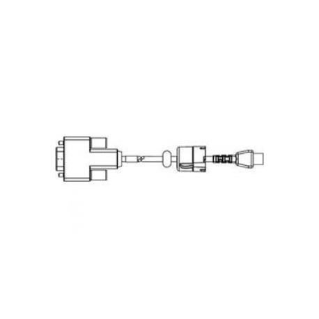 Zebra - Serial cable - DB-9 (F) - for QLn 220, 320 - 0