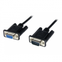 StarTech.com 1m Black DB9 RS232 Serial Null Modem Cable F / M - DB9 Male to Female - 9 pin Null Modem Cable - 1x DB9 (M), 1x DB9 (F), Black - Null modem cable - DB-9 (F) to DB-9 (M) - 1 m - black - for P / N: 1P3FPC-USB-SERIAL, ICUSB2321F, ICUSB2324, ICUSB2324I, ICUSB232PRO, ICUSB232V2