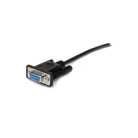 StarTech.com 2m Black Straight Through DB9 RS232 Serial Cable - DB9 RS232 Serial Extension Cable - Male to Female Cable (MXT1002MBK) - Serial extension cable - DB-9 (M) to DB-9 (F) - 2 m - black - for P / N: 1P3FPC-USB-SERIAL, IC232TTL, ICUSB2324I, ICUSB232D, ICUSB232V2, SV1108IPPWGB - 1