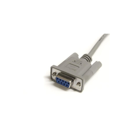 StarTech.com 6 ft Straight Through Serial Cable - DB9 F / F - Serial cable - DB-9 (F) to DB-9 (F) - 6 ft - MXT100FF - Serial cable - DB-9 (F) to DB-9 (F) - 1.8 m - for P / N: ICUSB23208FD, ICUSB23216FD, ICUSB232PROC, PCI2S1P2, PEX1S953LP, PEX2S1050 - 1