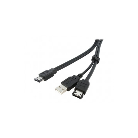 StarTech.com eSATA and USB A to Power eSATA Cable - Power Over eSATA cable - eSATAp (M) to USB, eSATA (M) - 91 cm - for P / N: S251SMU33EP - 3