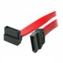 StarTech.com 24in SATA to Right Angle SATA Serial ATA Cable - SATA cable - Serial ATA 150 / 300 / 600 - SATA (R) to SATA (R) - 61 cm - right-angled connector - red - for P / N: 25S22M2NGFFR, 25SATSAS35HD, CFAST2SAT25, S322M225R, S32M2NGFFPEX, ST521PMINT
