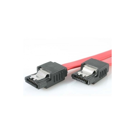 StarTech.com 12in Latching SATA Cable - SATA cable - Serial ATA 150 / 300 / 600 - SATA (R) to SATA (R) - 1 ft - latched - red - LSATA12 - SATA cable - Serial ATA 150 / 300 / 600 - SATA (R) to SATA (R) - 30 cm - latched - red - for P / N: 10P6G-PCIE-SATA-CARD, 2P6G-PCIE-SATA-CARD, 4P6G-PCIE-SATA-CARD, 6P6G-PCIE-SATA-CARD - 2