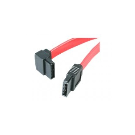StarTech.com 6in SATA to Left Angle SATA Serial ATA Cable - 6in SATA Cable - left angle SATA Cable - angled SATA Cable - SATA cable - Serial ATA 150 / 300 / 600 - SATA (R) to SATA (R) - 15.2 cm - left-angled connector - red - for P / N: 25S22M2NGFFR, 25SAT22MSAT, S322M225R, SAT2M2NGFF25, SAT32M225, SAT32MSAT257 - 0