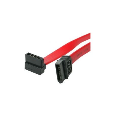 StarTech.com 36in SATA to Right Angle SATA Serial ATA Cable - SATA cable - Serial ATA 150 / 300 / 600 - SATA (R) to SATA (R) - 91.4 cm - right-angled connector - red - for P / N: PATA2SATA3, S251BU31REM, S25SLOTR, SATSASBAY3BK, USB2SATAIDE, USB3SSATAIDE - 0