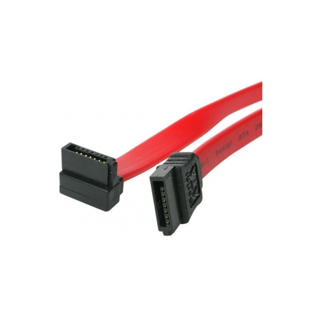 StarTech.com 36in SATA to Right Angle SATA Serial ATA Cable - SATA cable - Serial ATA 150 / 300 / 600 - SATA (R) to SATA (R) - 91.4 cm - right-angled connector - red - for P / N: PATA2SATA3, S251BU31REM, S25SLOTR, SATSASBAY3BK, USB2SATAIDE, USB3SSATAIDE - 1