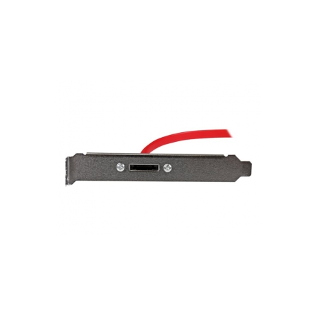 StarTech.com 18in 1 Port SATA to eSATA Plate Adapter - External SATA Plate - 6Gbps eSATA Port - Internal SATA to eSATA Adapter - 18 inch (ESATAPLT18IN) - SATA internal to external panel - Serial ATA 150 / 300 / 600 - SATA (F) to eSATA (M) - 45.72 cm - for P / N: S251SMU33EP, SDOCKU313E, SDOCKU33EF - 0