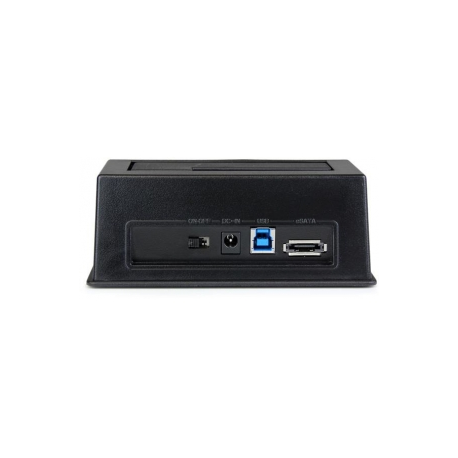 StarTech.com eSATA  /  USB 3.0 SATA III Docking Station with UASP - USB 3.0 Hot-Swap Dock supports 2.5" / 3.5" SATA HDD / SSD (SDOCKU33EBV) - Storage controller - 2.5", 3.5" - eSATA - USB 3.0 - black - for P / N: SATDUP11IMG, SVA12M2NEUA, SVA12M5NA - 1
