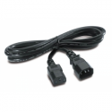 APC - Power cable - IEC 60320 C13 to IEC 60320 C14 - 2.4 m - black - for P / N: SCL500RMI1UC, SCL500RMI1UNC, SMTL750RMI2UC, SRT1500RMXLI, SRT1500XLI, SRT2200XLI-KR
