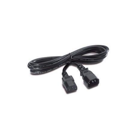 HPE Jumper Cord - Power cable - IEC 60320 C13 to IEC 60320 C14 - AC 250 V - 10 A - 2 m - flint grey - Worldwide - for Apollo 4510 Gen9; Modular Smart Array P2000 G3; ProLiant DL360p Gen8, XL290n Gen10; Rack - 1