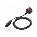 Extreme Networks - Power cable - IEC 60320 C13 to BS 1363 (F) - 1.8 m - 90° connector - for P / N: PWRS-14000-148R, PWRS-14000-241R
