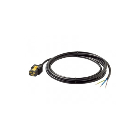 APC - Power cable - IEC 60320 C19 to hardwire 3-wire - AC 240 V - 16 A - 3 m - black - for P / N: SMT2200I-AR, SMT2200R2I-AR, SMT3000I-AR, SMT3000R2I-AR, SRT1500XLI, SRT2200XLI-KR - 2