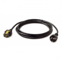 APC - Power cable - IEC 60320 C19 to CEE 7 / 7 (M) - AC 240 V - 16 A - 3 m - black - for P / N: SMT2200I-AR, SMT2200R2I-AR, SMT3000I-AR, SMT3000R2I-AR, SRT1500XLI, SRT2200XLI-KR