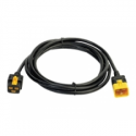 APC - Power cable - IEC 60320 C19 to IEC 60320 C20 - 3.1 m - latched - black - for P / N: SMT2200I-AR, SMT2200R2I-AR, SMT3000I-AR, SMT3000R2I-AR, SRT1500XLI, SRT2200XLI-KR