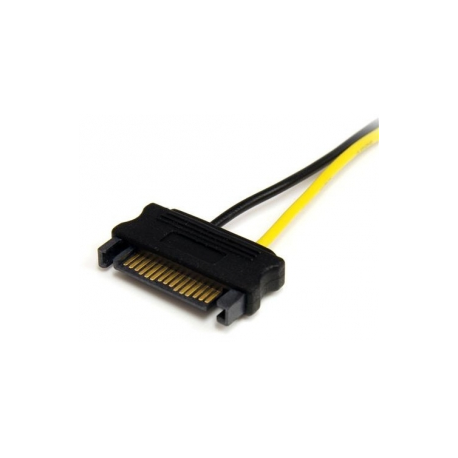 StarTech.com 6in SATA Power to 8 Pin PCI Express Video Card Power Cable Adapter - SATA to 8 pin PCIe power - Power cable - SATA power (M) to 8 pin PCIe power (M) - 15 cm - 4