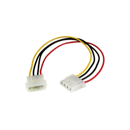 StarTech.com 12in Molex LP4 Power Extension Cable M / F - 4 pin Molex Power Connector - 4 pin Power Extension Cable - LP4 Power Cable (LP4POWEXT12) - Power extension cable - 4 PIN internal power (M) to 4 PIN internal power (F) - 30.48 cm - for P / N: PYO2L, SATAPOWADAP - 3