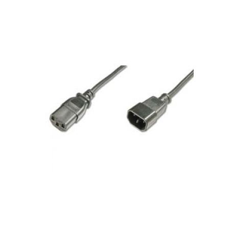 ASSMANN - Power extension cable - IEC 60320 C14 to IEC 60320 C13 - 1.8 m - black - 0