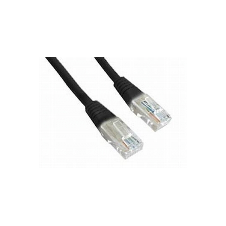 Gembird - Patch cable - RJ-45 (M) to RJ-45 (M) - 50 cm - CAT 5e - molded - black - 0