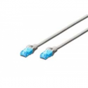 DIGITUS Ecoline - Patch cable - RJ-45 (M) to RJ-45 (M) - 2 m - UTP - CAT 5e - booted - grey