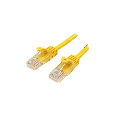 StarTech.com 2m Yellow Cat5e  /  Cat 5 Snagless Patch Cable - Patch cable - RJ-45 (M) to RJ-45 (M) - 2 m - UTP - CAT 5e - molded, snagless - yellow - 0
