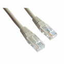 Goobay - Network cable - RJ-45 (M) to RJ-45 (M) - 3 m - UTP - CAT 5e - molded - grey